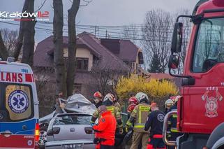 Koszmarny wypadek w Prusach pod Krakowem