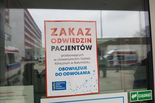 Białystok. Zakaz odwiedzin w Uniwersyteckim Szpitalu Klinicznym