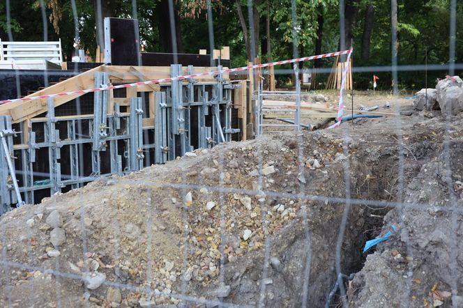 Rewitalizacja parku Bronowickiego w lublinie - postęp prac na koniec lipca 2025