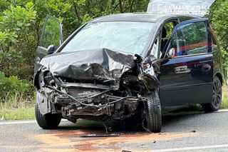  Czołowe zderzenie w Wawrze