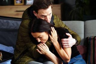 	Barwy szczęścia odcinek 2826 po wakacjach. Kasia (Katarzyna Glinka), Łukasz (Michał Rolnicki)