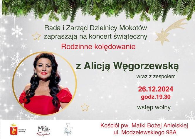 Rodzinne kolędowanie z Alicją Węgorzewską