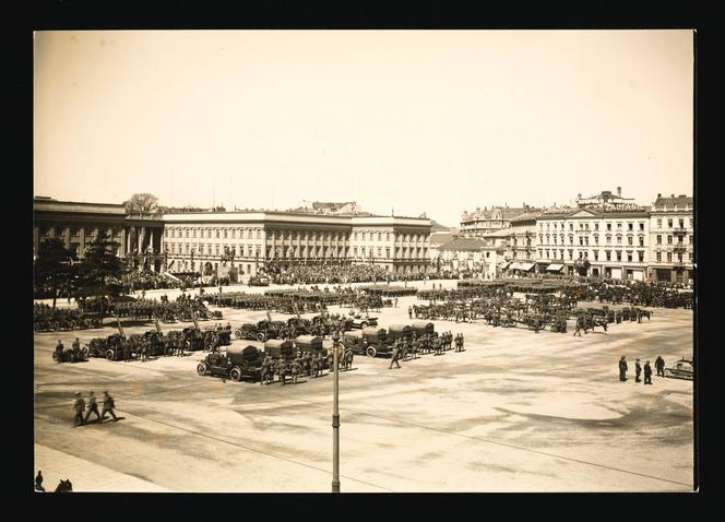 Plac Saski w Warszawie,1928
