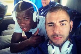 Karim Benzema, Paul Pogba SELFIE