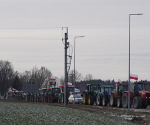 Protest rolników w Podlaskiem. Ciągniki blokują drogi w całym województwie! 