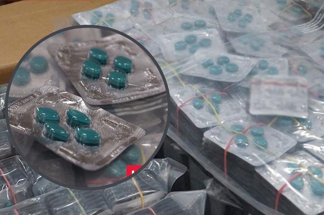Niespodzianka w przesyłkach z Chin. „Niebieskie tabletki” zamiast suplementów dla zwierząt