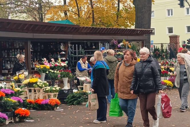 Przygotowania do 1 listopada na Cmentarzu Centralnym w Szczecinie