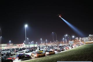 Pościg i policyjny helikopter w akcji
