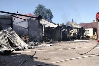 Lubelskie: Ogień strawił sprzęt rolniczy, budynki i kilka sztuk bydła. Straty wynoszą kilka milionów [GALERIA]