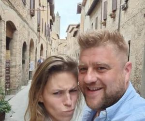 Tomasz Jakubiak z żoną