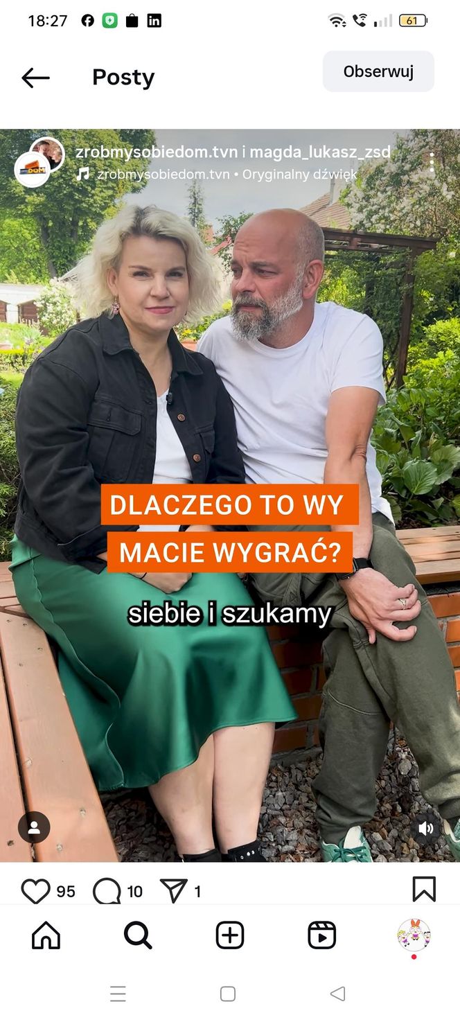 Para ze „Zróbmy sobie dom” nie wygrała finału, ale nie odpuszcza. "Jeśli uważacie, że zasłużyliśmy naszą ciężką pracą"