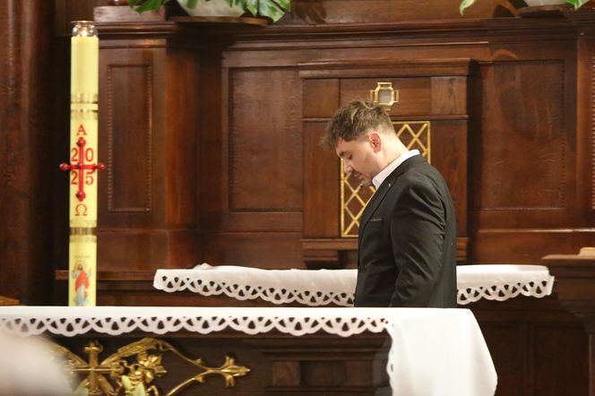 Daniel Martyniuk na chrzcinach syna