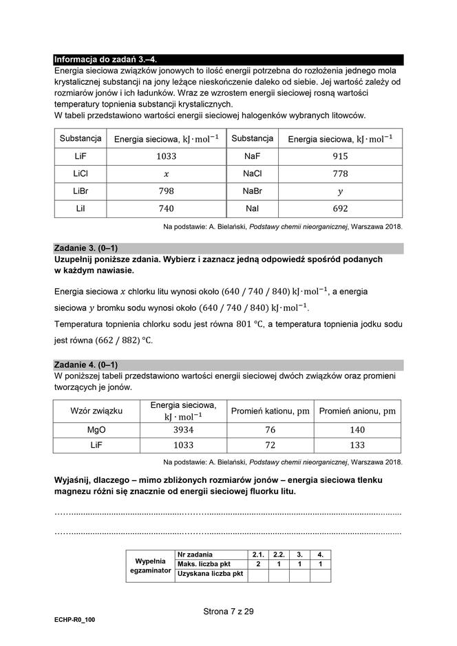 Matura 2024: chemia rozszerzona w formule 2015 - arkusze CKE i sugerowane odpowiedzi