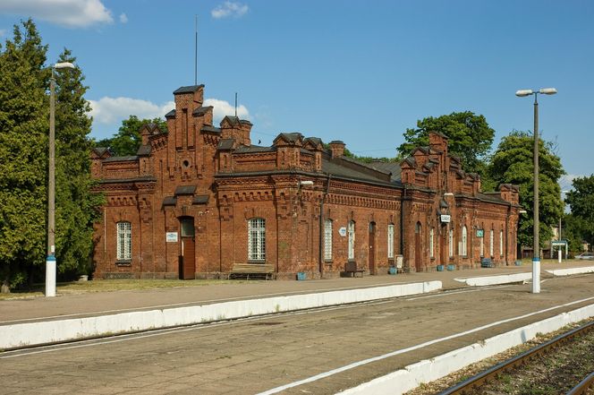 Zabytkowy dworzec PKP w Suwałkach