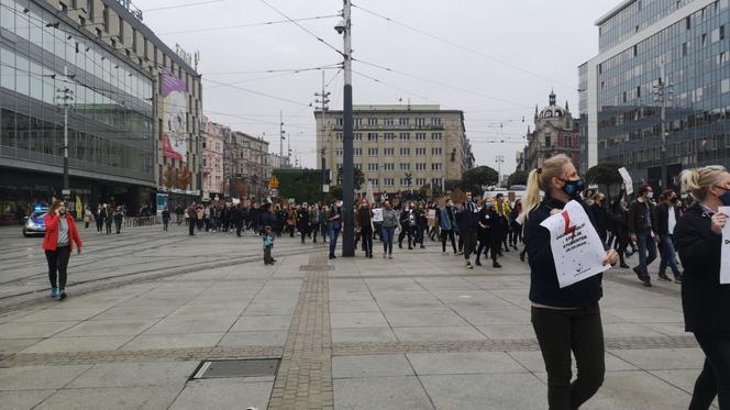 Protest Kobiet w Katowicach 28.10.2020