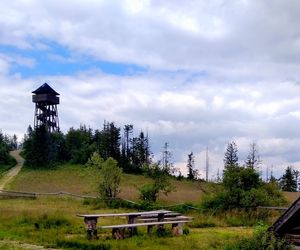 Wieża widokowa na Lubaniu (Gorce) w Krośnicy