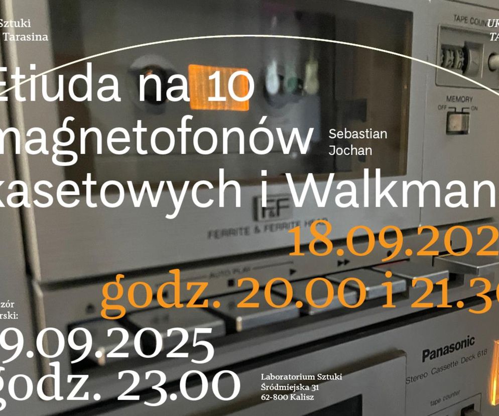 Kalisz. „Etiuda na 10 magnetofonów kasetowych”. Muzyczny eksperyment w Laboratorium Sztuki