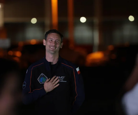 Sławosz Uznański-Wiśniewski na ISS. Kiedy wejdzie na pokład stacji?