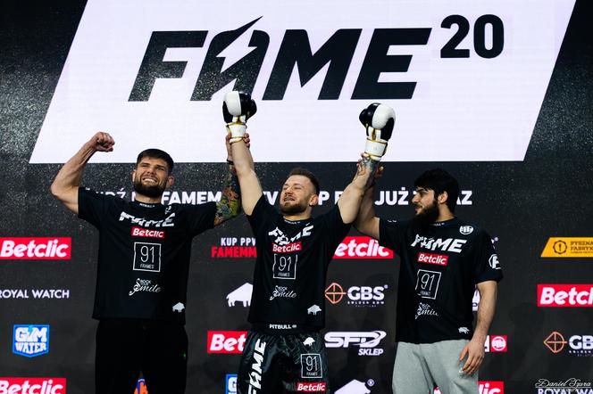 FAME MMA 20 ważenie i media trening