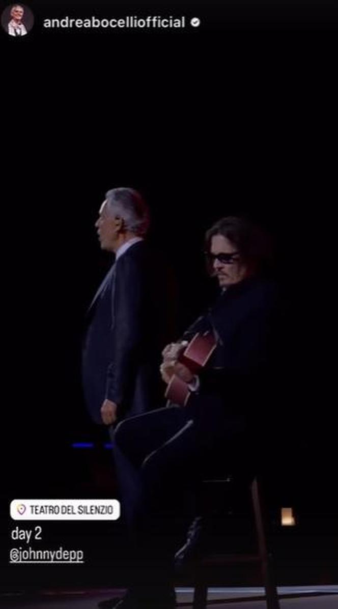 Andrea Bocelli, Johnny Depp