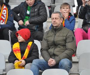 Kibice na meczu Korona Kielce - Radomiak (19 kwietnia 2024)