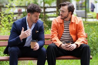 Barwy szczęścia odc. 3265. Justin (Jasper Sołtysiewicz), Kajtek (Jakub Dmochowski)