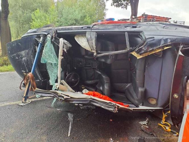 Granice: 20-letni kierowca wjechał bmw w drzewo