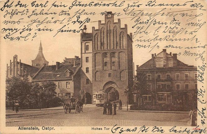 To jeden z najważniejszych zabytków Olsztyna. Tak wyglądał ponad 100 lat temu