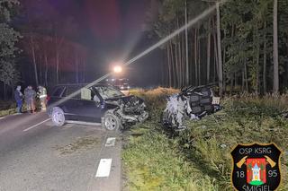 Wypadek na trasie Nietążkowo - Podśmigiel. Ranne cztery osoby