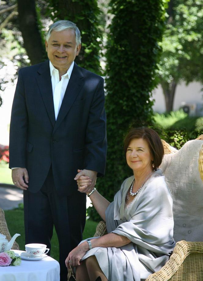 Lech Kaczyński i Maria Kaczyńska