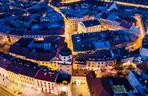 Stare Miasto w Lublinie nocą 