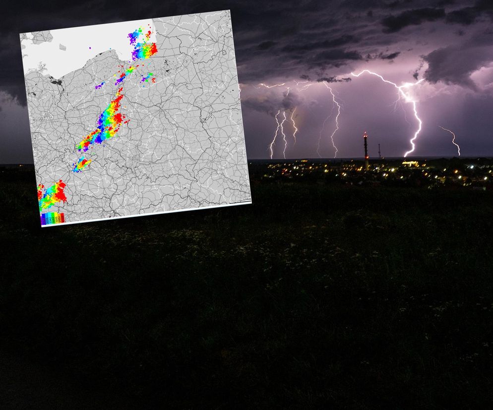 Superkomórki burzowe szaleją nad Polską