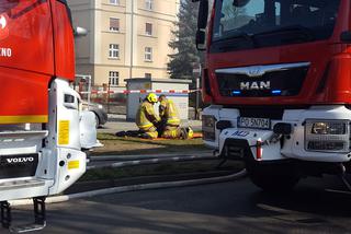 Pali się budynek Panoramy Leszczyńskiej w Lesznie