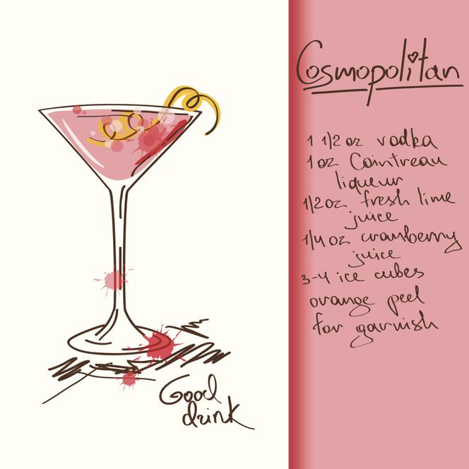 Drink uwielbiany przez kobiety: Cosmopolitan