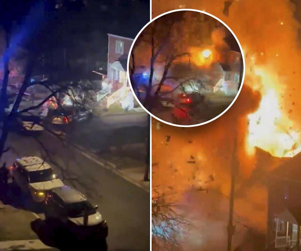 Dom eksplodował podczas interwencji policji  