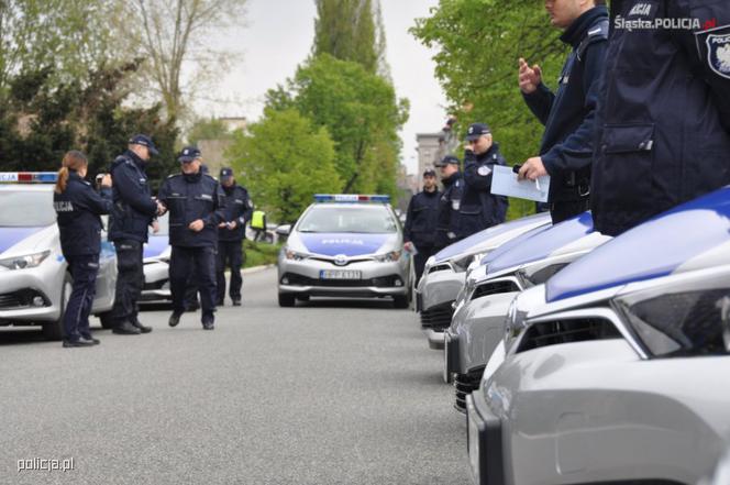 Śląska policja w Toyotach Auris Hybrid