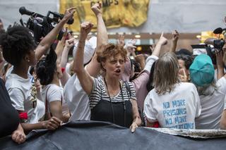 Susan Sarandon na proteście