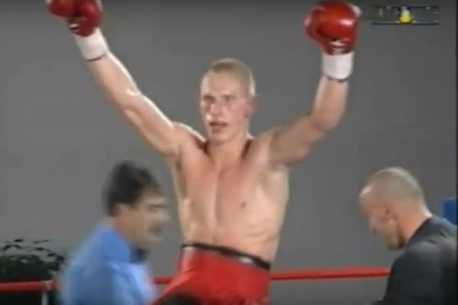 Krzysztof Włodarczyk po walce z Rossitto, 2001 rok