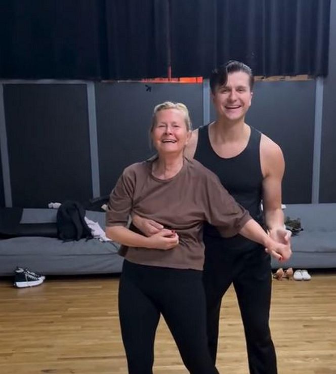 Barbara Bursztynowicz na treningu