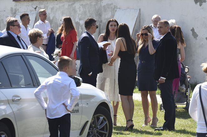 Pierwsza komunia święta syna Mateusza Borka