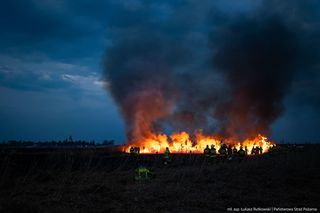 Pożar w Biebrzańskim Parku Narodowym