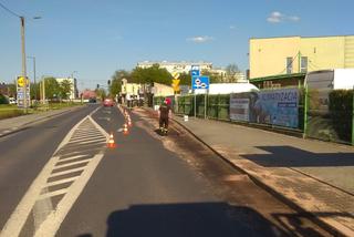 Bełchatów: Za cysterną ciągnęła się OGROMNA plama oleju! Zanieczyszczenie ulic w centrum! [FOTO]  