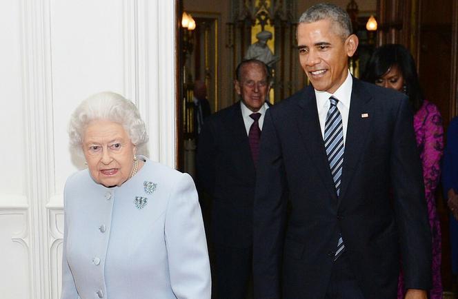 Barack Obama, królowa Elżbieta II