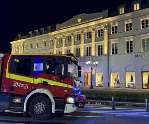 Pożar restauracji na placu Bankowym