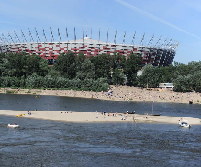 Największa plaża w Warszawie