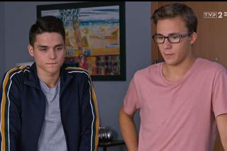 Barwy szczęścia odc. 1994. Eryk (Patryk Cebulski), Kajtek (Jakub Dmochowski)