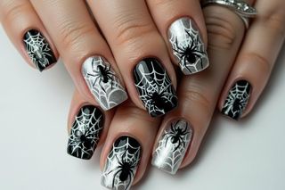 paznokcie na halloween