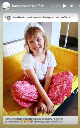 Barwy szczęścia na planie. Jessica Frankiewicz (Emilka)