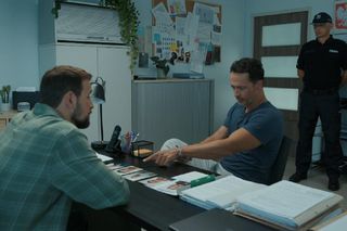 Barwy szczęścia, odcinek 3122. Kodur (Oskar Stoczyński), Mariusz (Rafał Cieszyński)