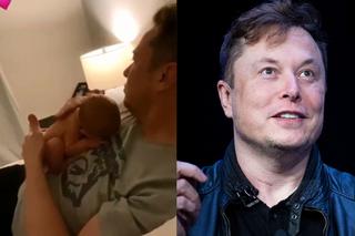 Elon Musk z gołym kilkudniowym synkiem X AE A-12. Nic słodszego dziś nie zobaczycie!